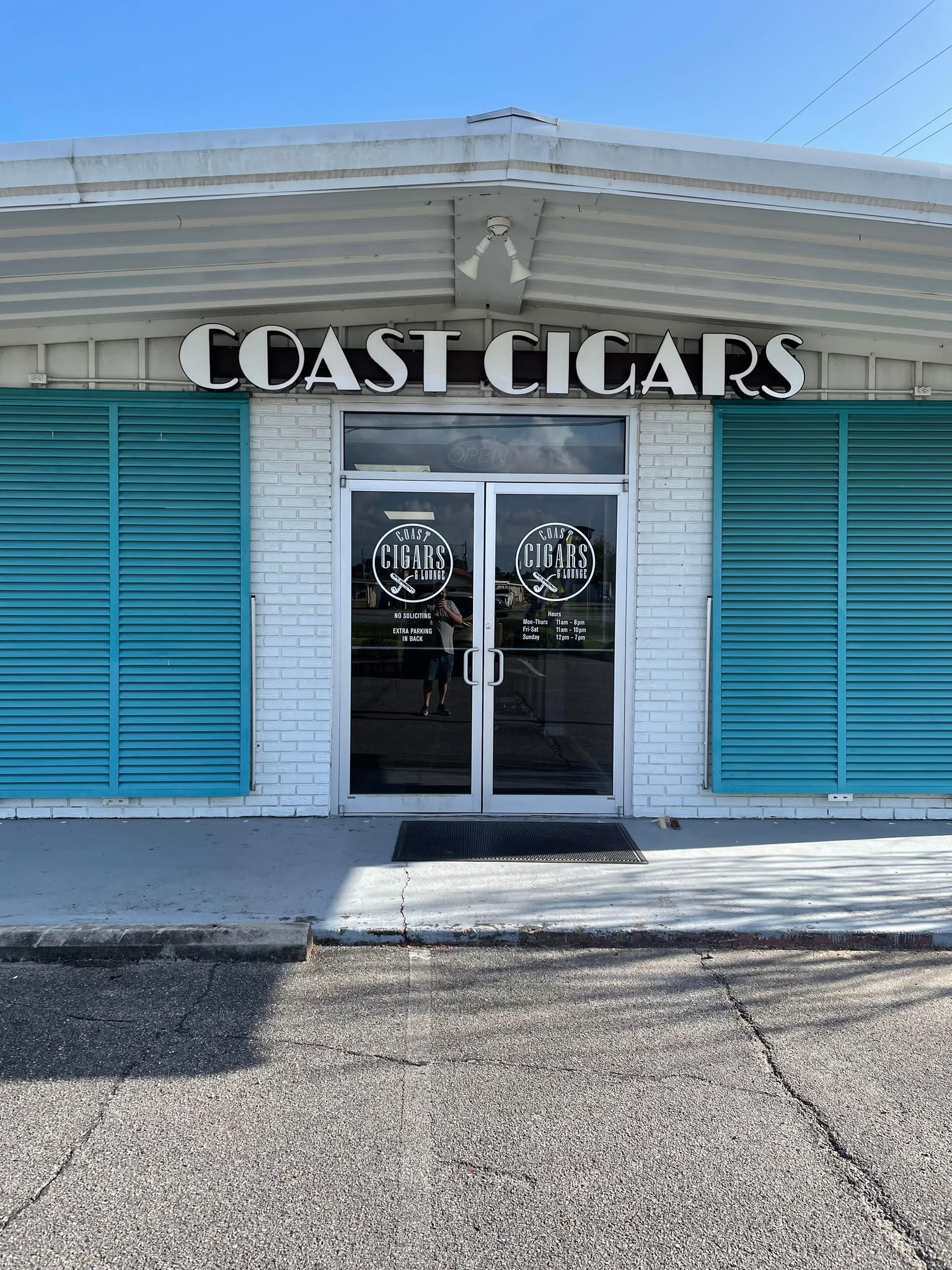 Coast Cigars & Lounge storefront in Ocean Springs